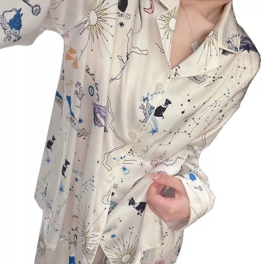 Satin Long Pajama Set
