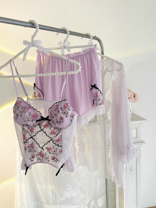 3-Pieces Lingerie Set - Lunior - -