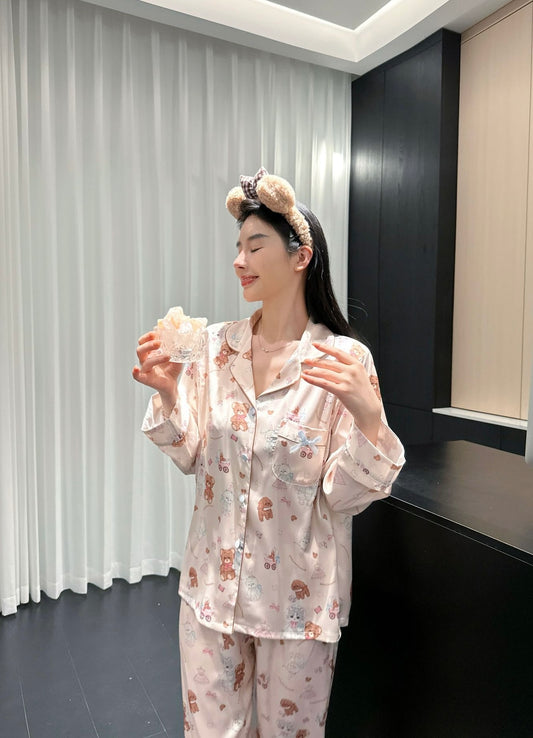 Satin Long Pajama Set