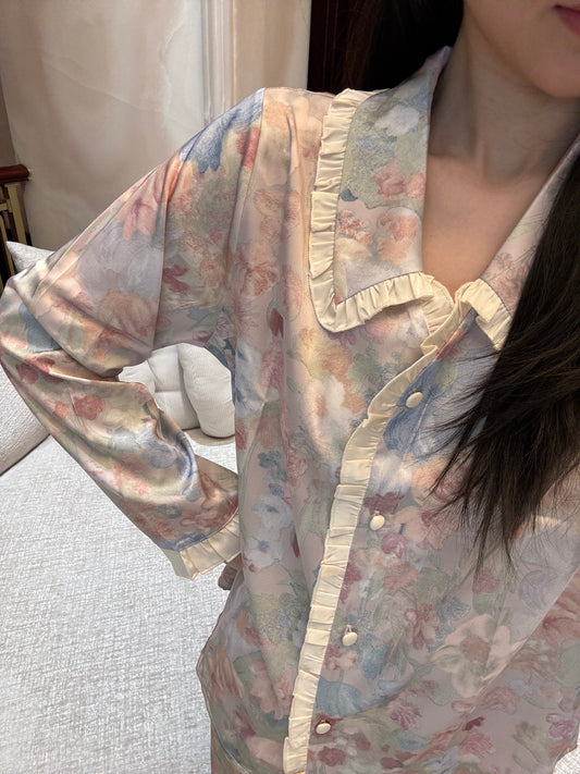 Satin Long Pajama Set