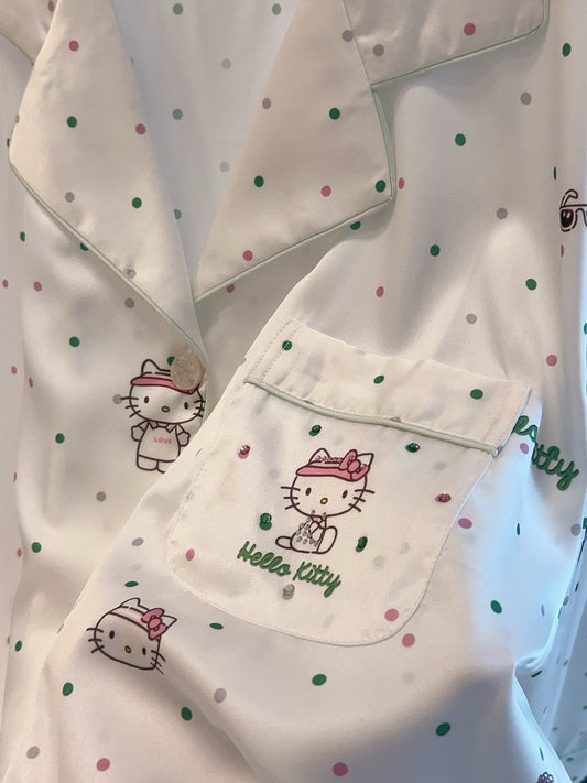 Satin Long Pajama Set