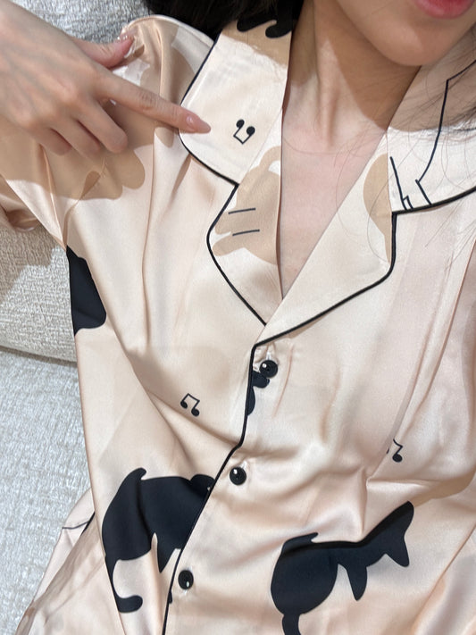 Satin Long Pajama Set