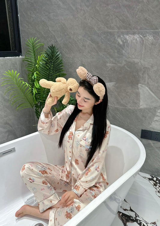 Satin Long Pajama Set