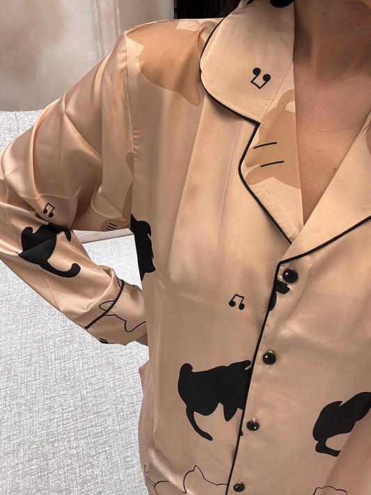 Satin Long Pajama Set