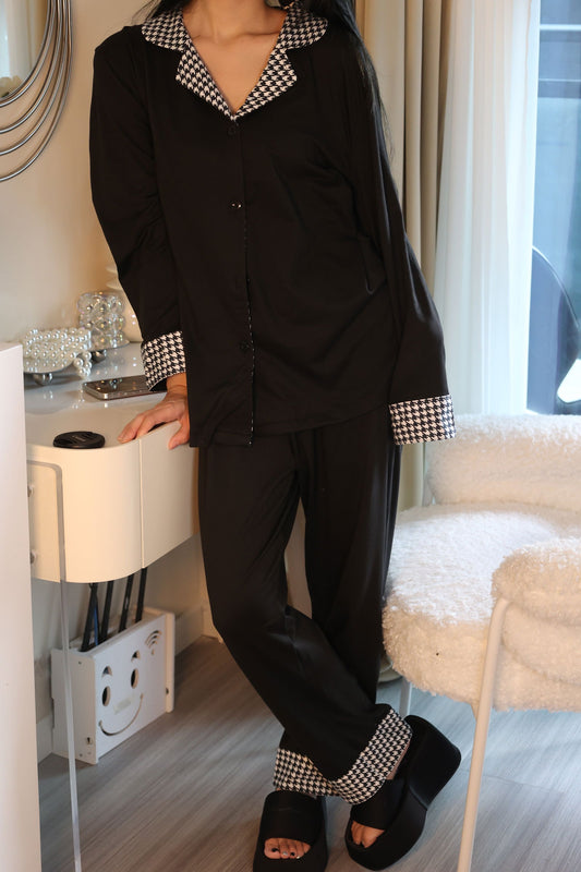 Model Long Pajamas Set (Couple's Matching Set) - Lunior - -