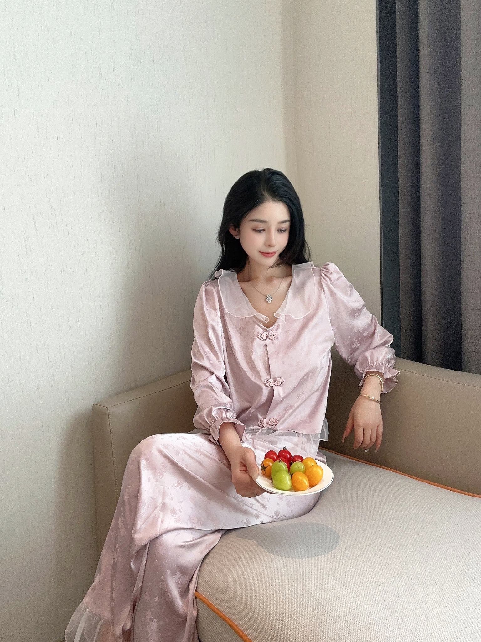 Satin Pajama Set - Lunior -  -