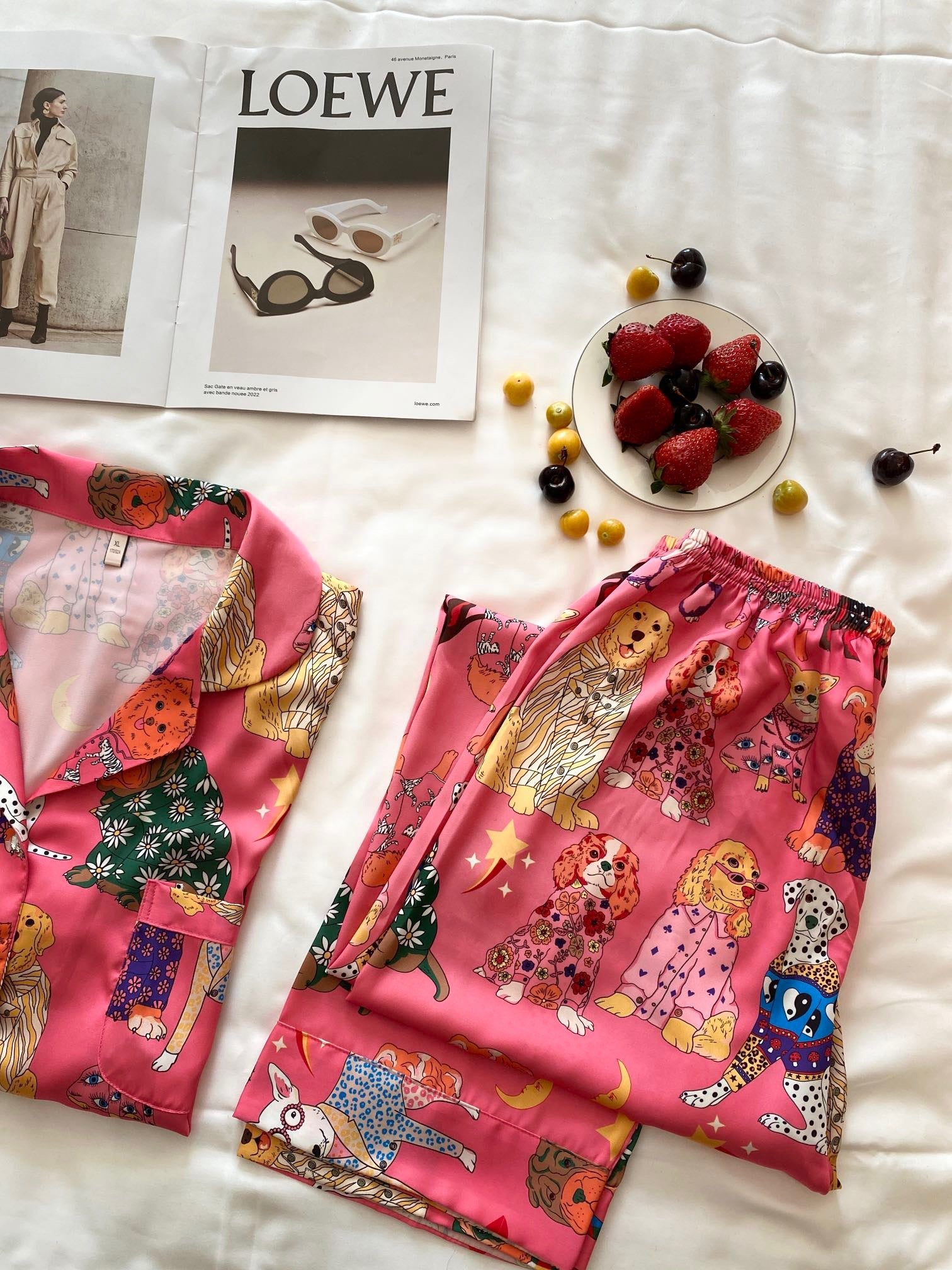 Satin Pajama Set - Lunior -  -