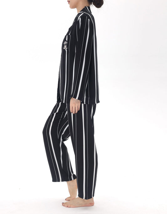 Satin Pajama Set (Couple's Matching Set) - Lunior - -