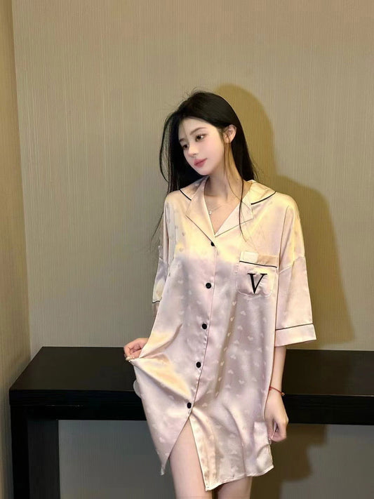 Satin Sleepshirt - Lunior -  -