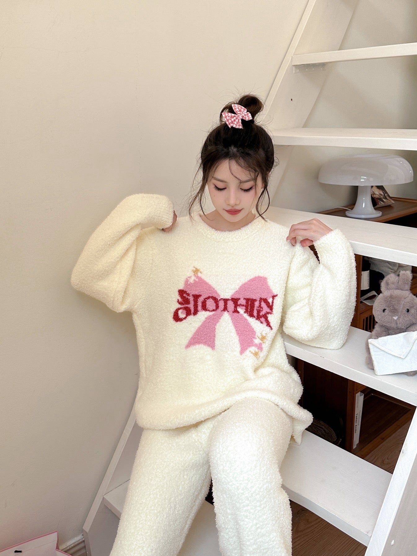Soft Fleece Pajama Set - Lunior - -