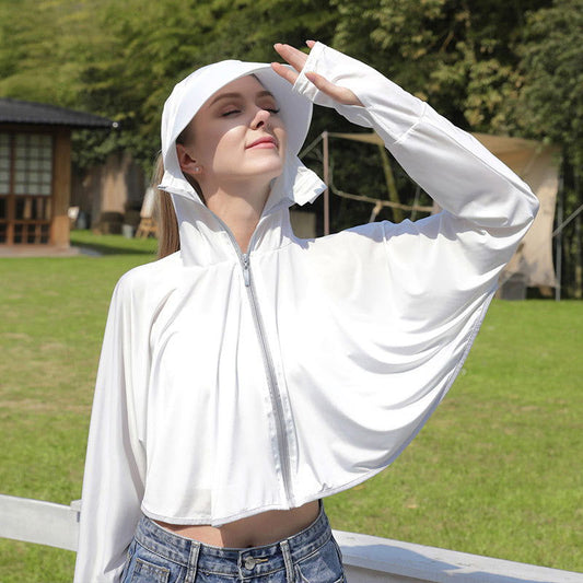 Sun Protection Anti-UV Lightweight Jacket - Lunior - -