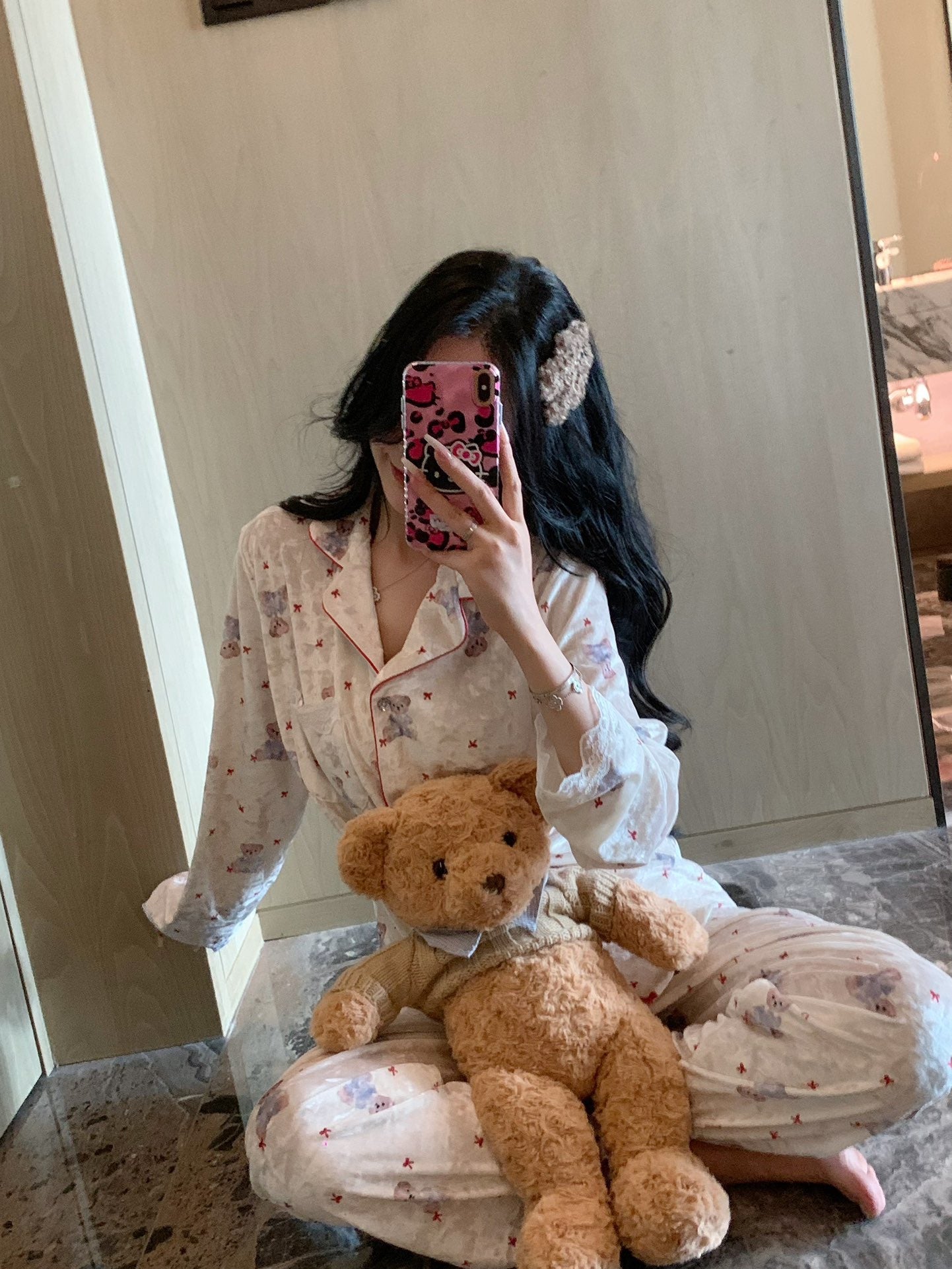 Velvet Pajama Set - Lunior -  -