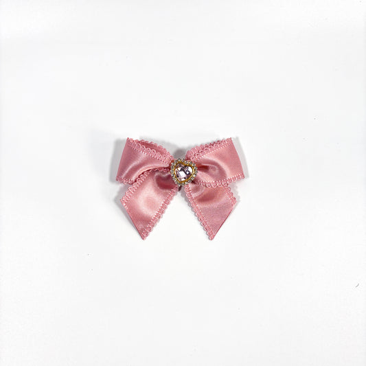 MINI ICONIC VELVET BOW BARRETTE