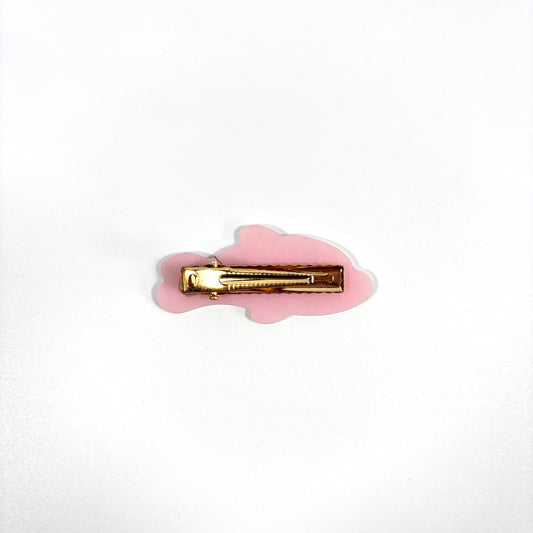 HAIR PIN IN PINK DOLPHIN