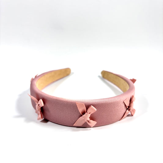 HALO HEADBAND IN PINK BOW