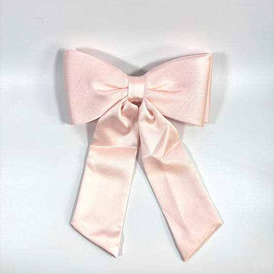 BOW BARRETTE IN PINK