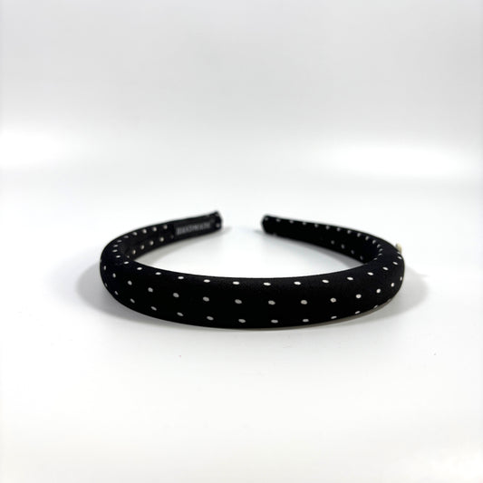 HALO HEADBAND IN BLACK DOT