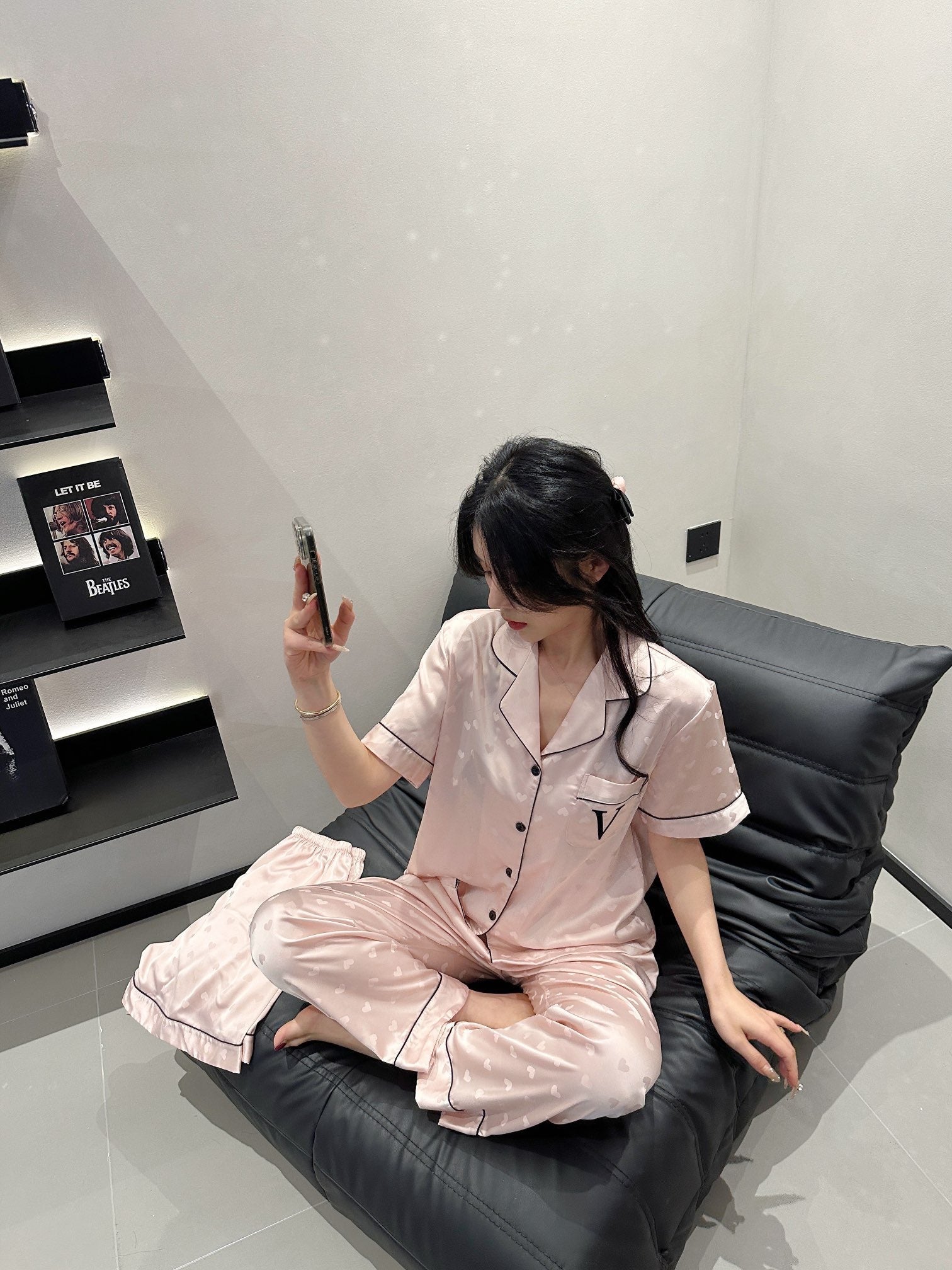 3-Pieces Satin Pajama Set - Lunior -  - 