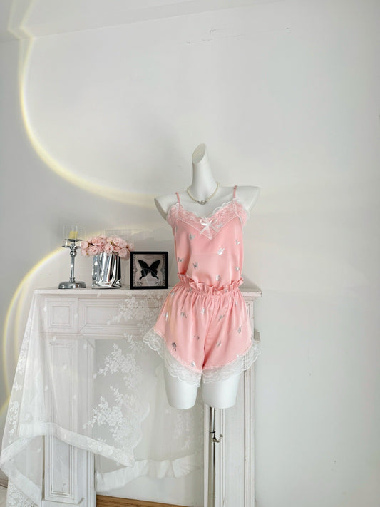 3-Pieces Satin Pajama Set - Lunior -  - 