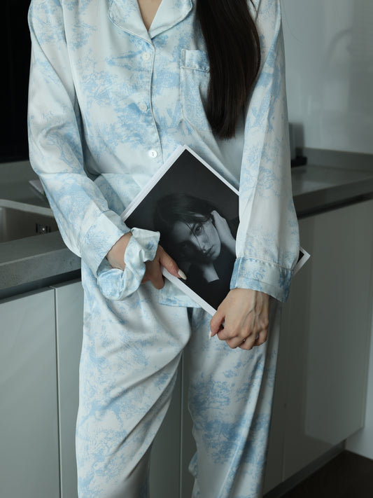 Satin Long Pajama Set