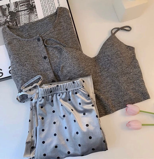 Cotton Pajama Set (3-Pieces) - Lunior -  - 