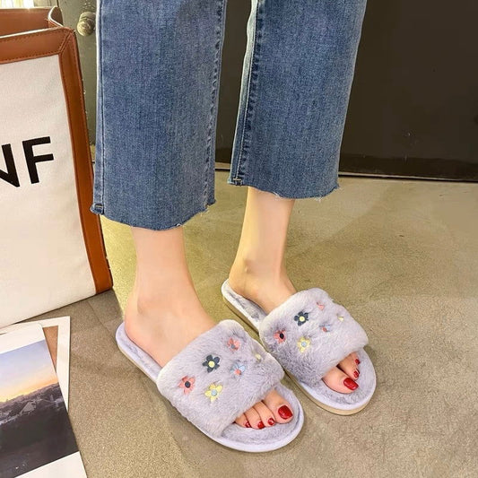 Cute Fluffy Home Slippers - Lunior -  - 
