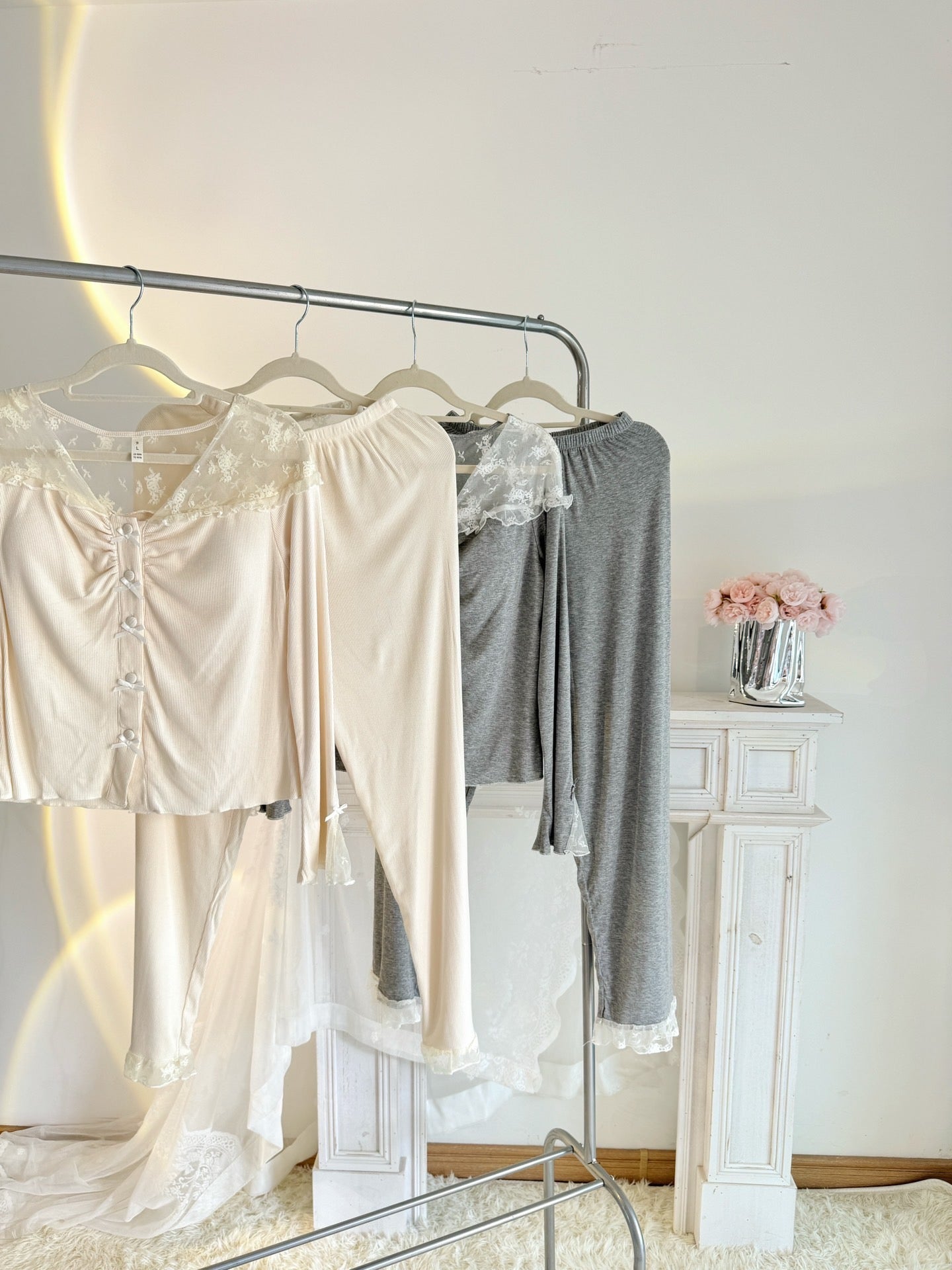 Long Cotton Pajama Set - Lunior -  - 