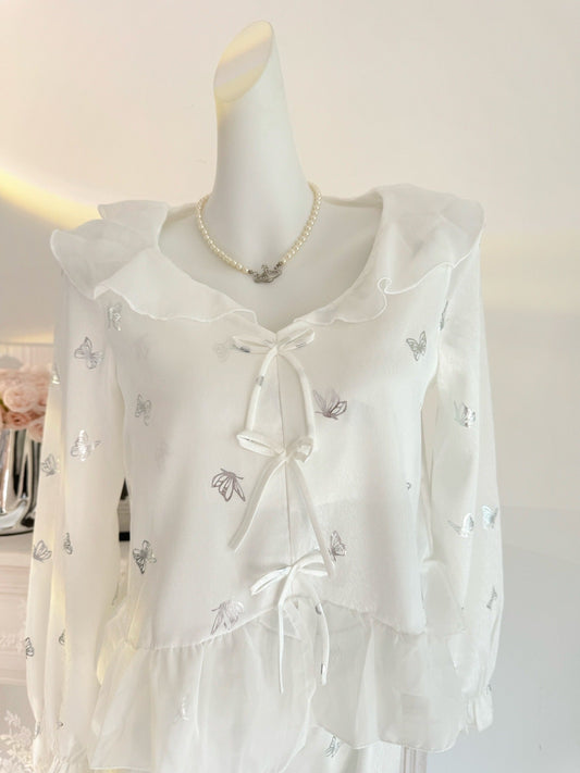 Long Satin Pajama Set - Lunior -  - 