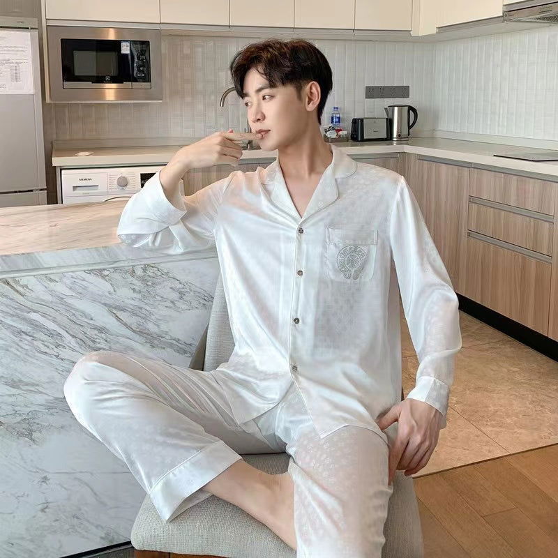 Long Satin Pajama Set (Couple’s Matching Set) - Lunior -  - 