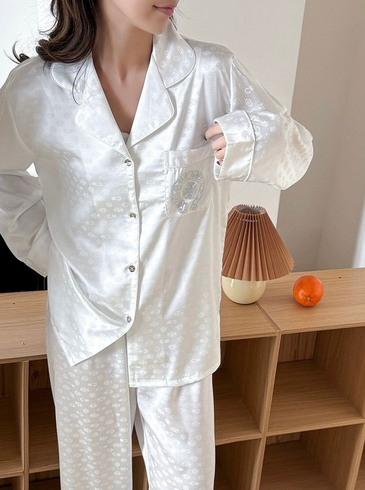 Long Satin Pajama Set (Couple’s Matching Set) - Lunior -  - 