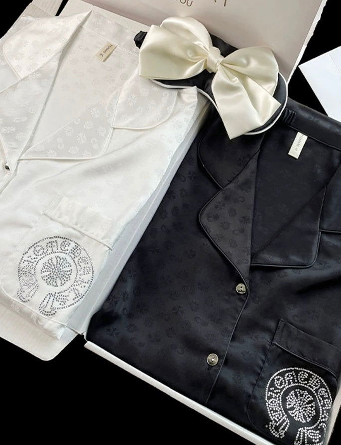 Long Satin Pajama Set (Couple’s Matching Set) - Lunior -  - 
