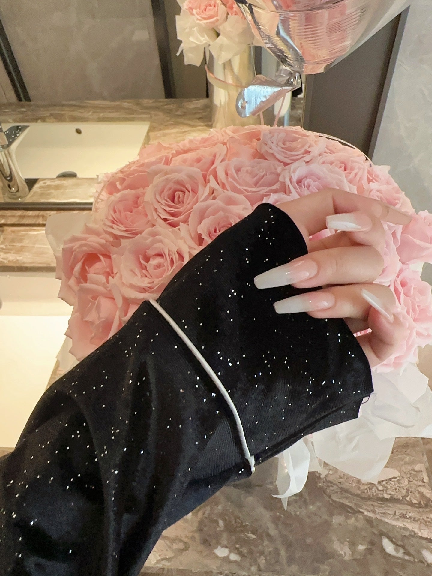 Long Sparkly velvet Pajamas - Lunior -  - 