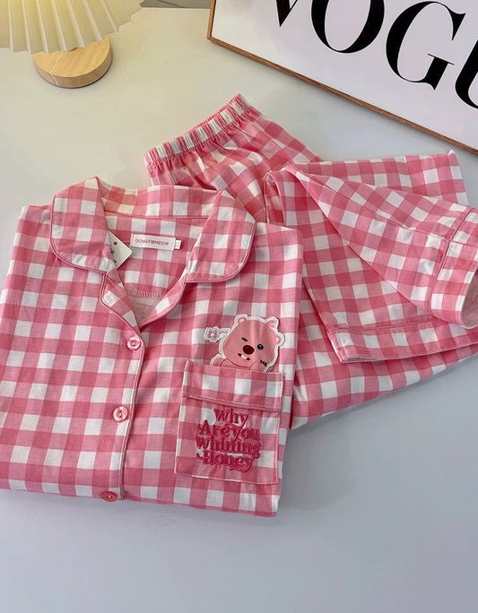 Loopy Cotton Pajama Set - Lunior -  - 