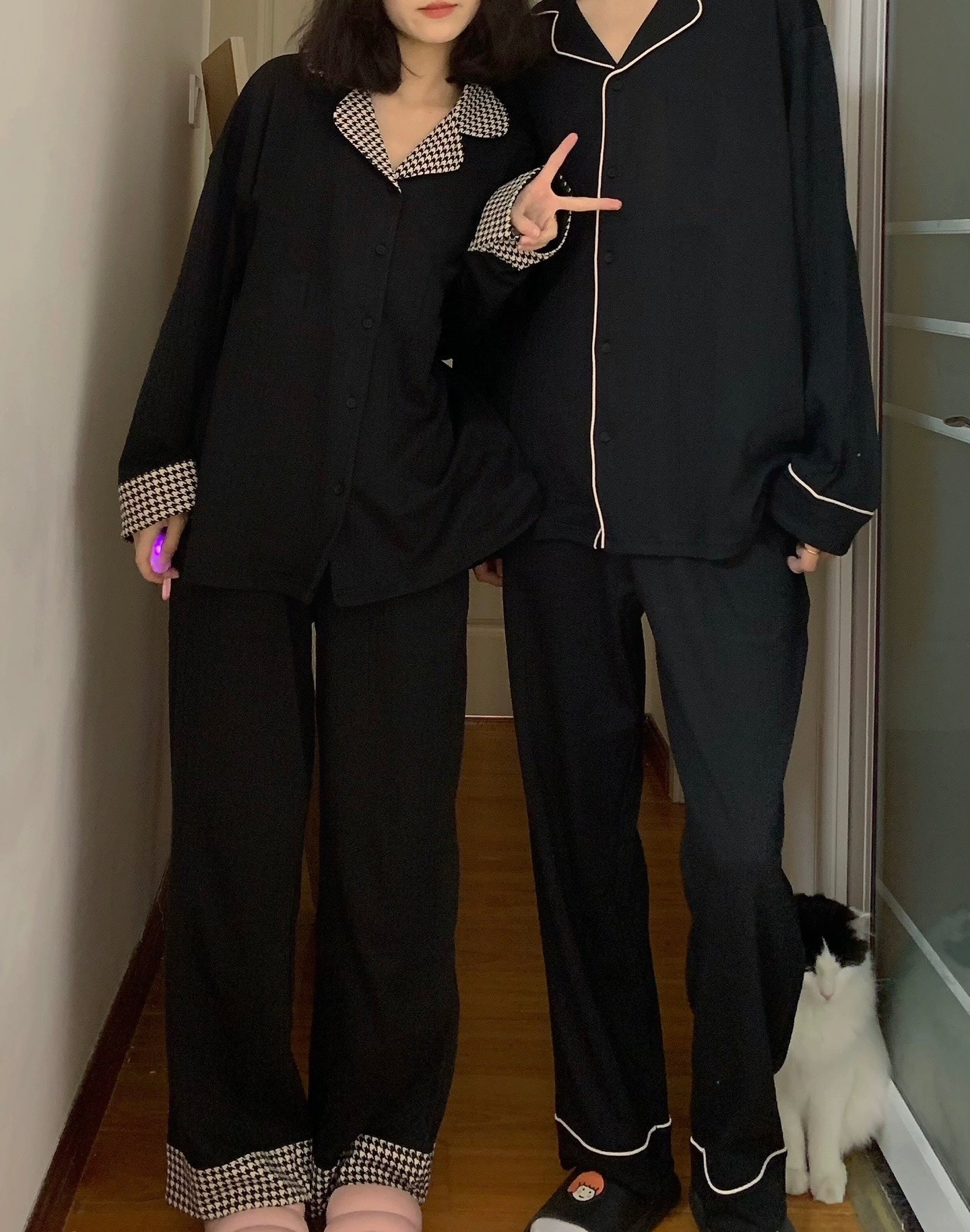 Model Long Pajamas Set (Couple's Matching Set) - Lunior -  - 