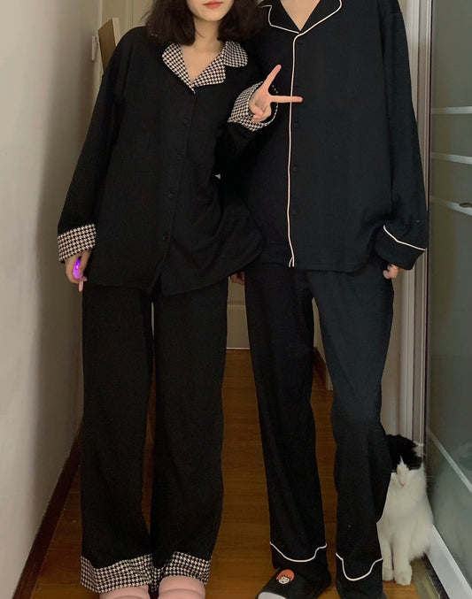 Model Long Pajamas Set (Couple's Matching Set) - Lunior -  - 