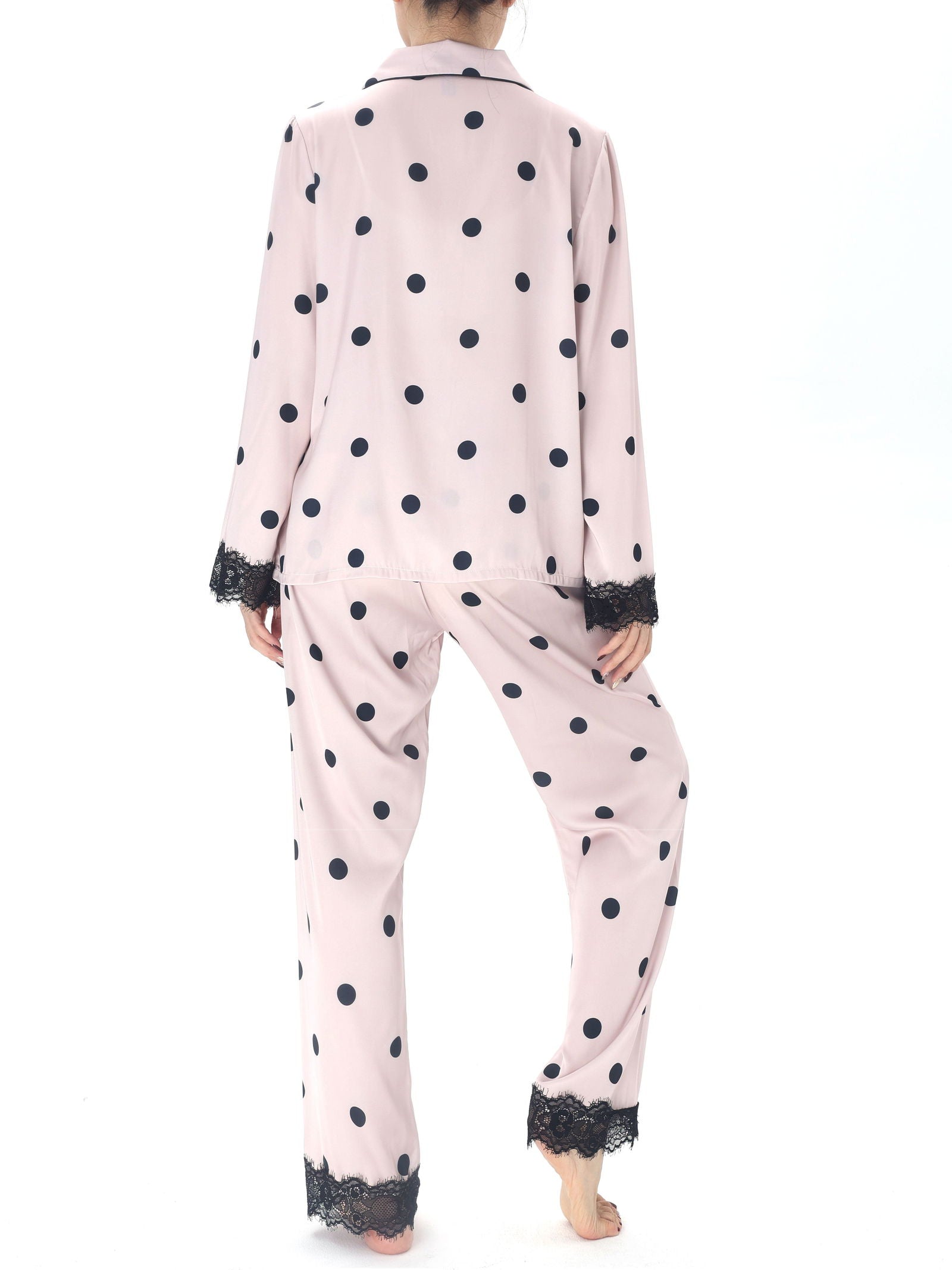Satin Long Pajama Set - Lunior -  - 