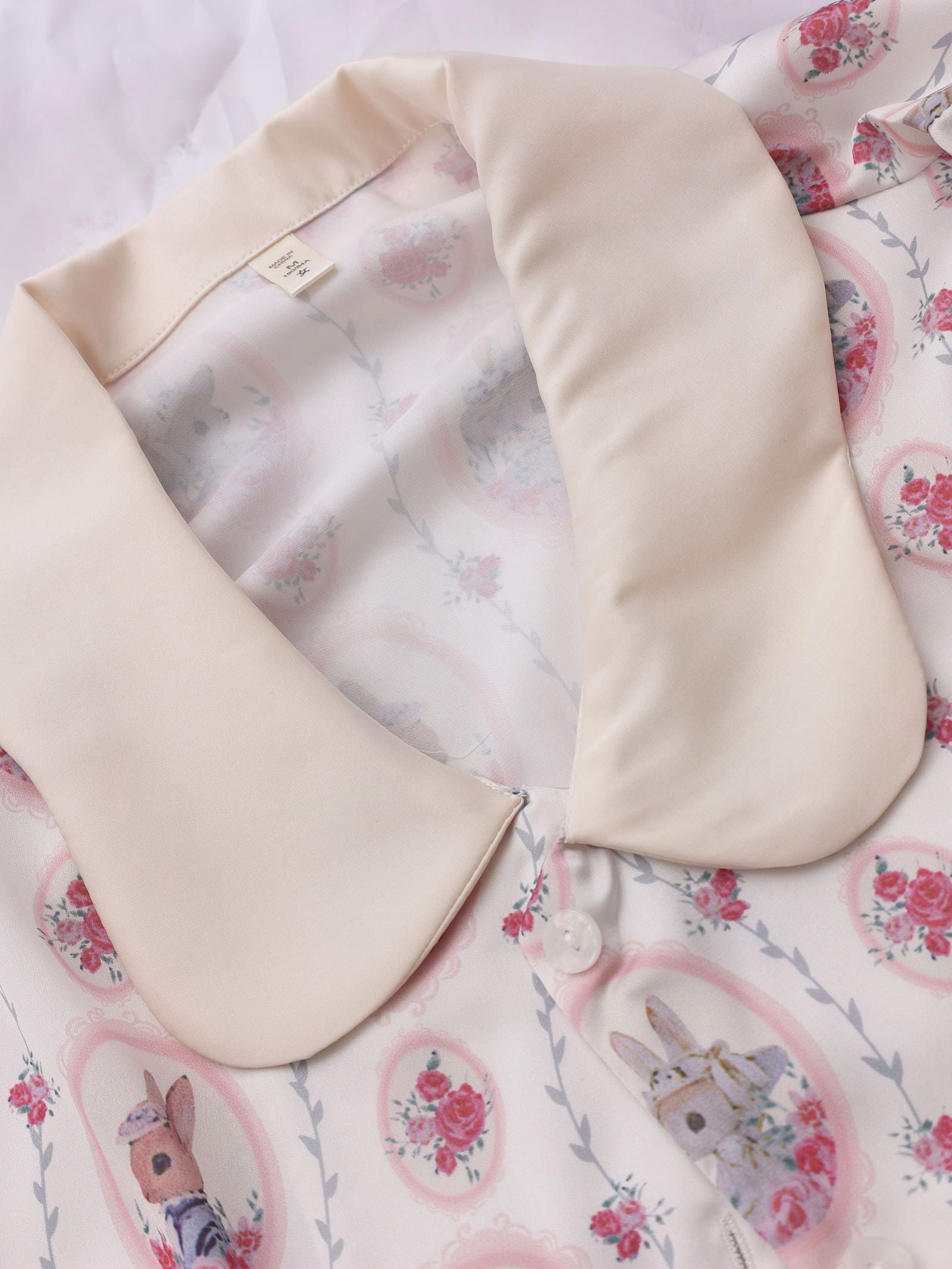 Satin Long Pajama Set - Lunior -  - 