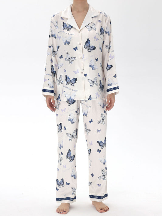 Satin Long Pajama Set - Lunior -  - 