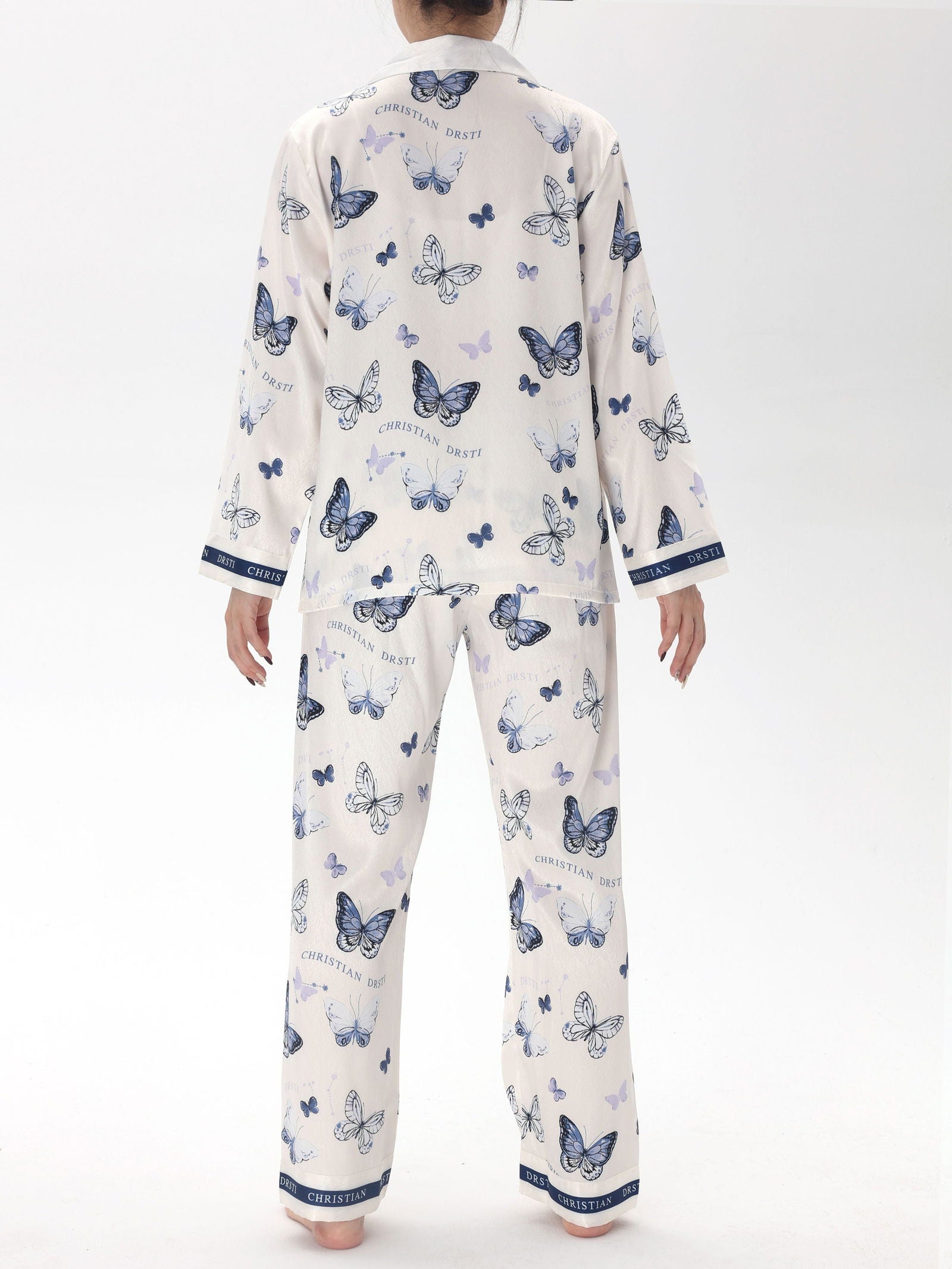 Satin Long Pajama Set - Lunior -  - 