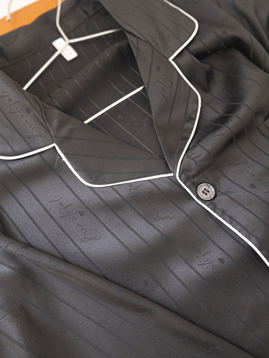 Satin Long Pajama Set (Man) - Lunior -  - 