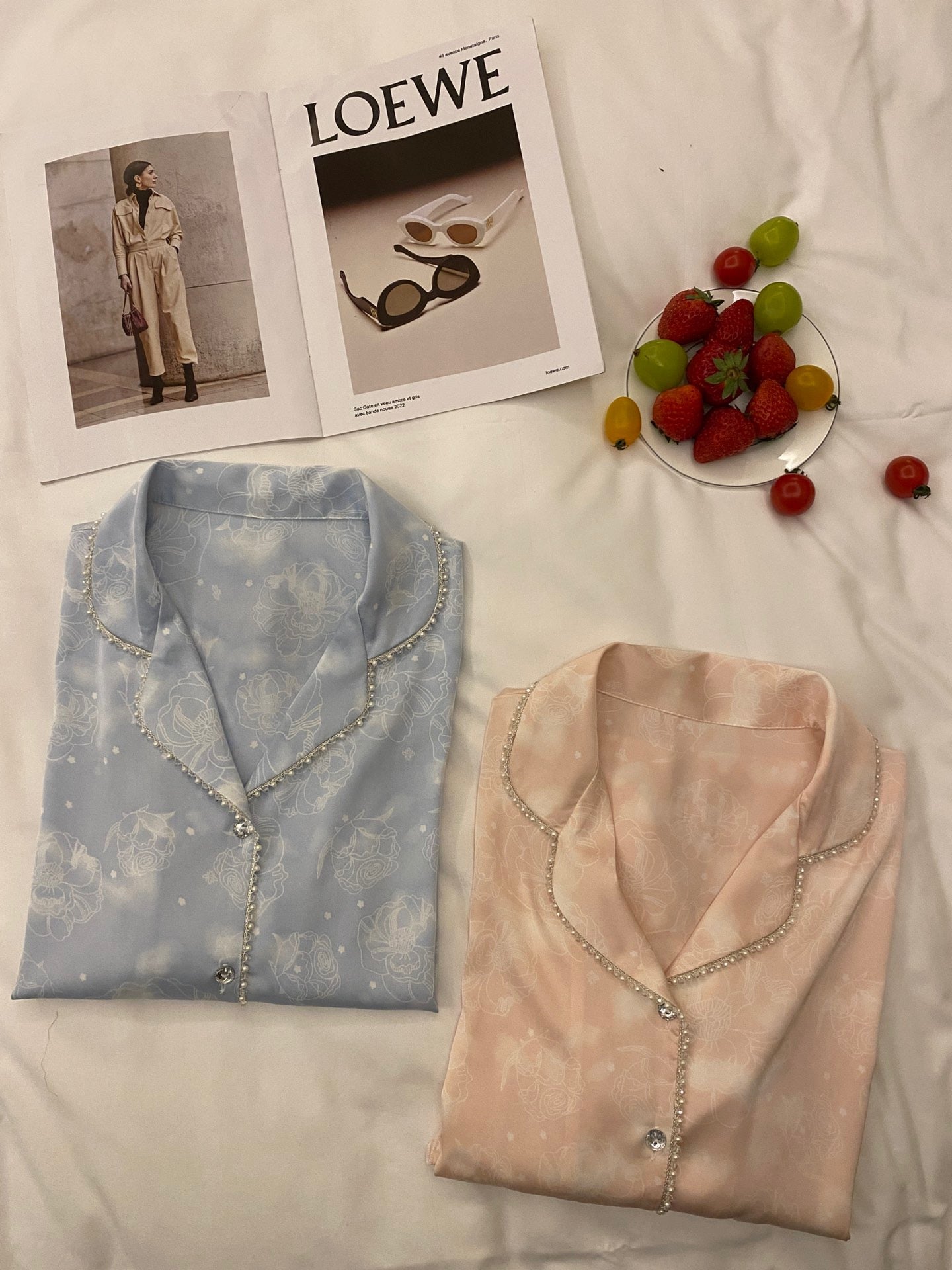 Satin Pajama Set - Lunior -  - 