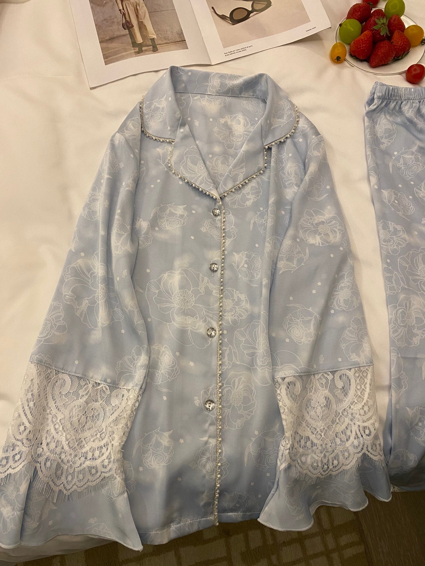 Satin Pajama Set - Lunior -  - 