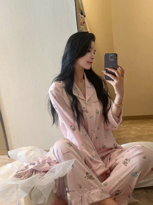 Satin Pajama Set - Lunior -  - 