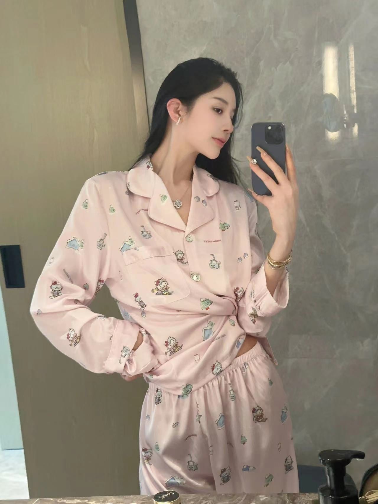 Satin Pajama Set - Lunior -  - 