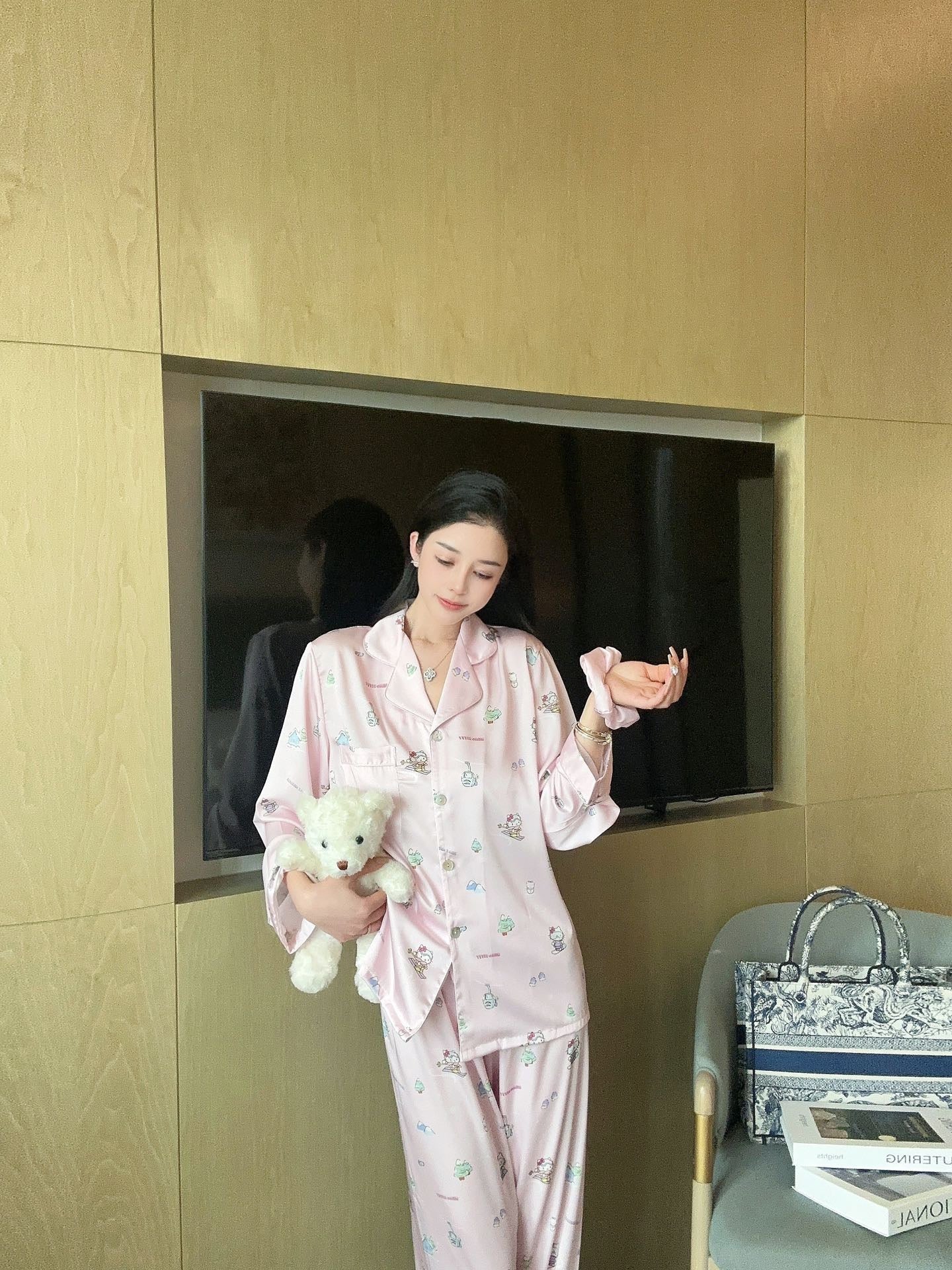 Satin Pajama Set - Lunior -  - 