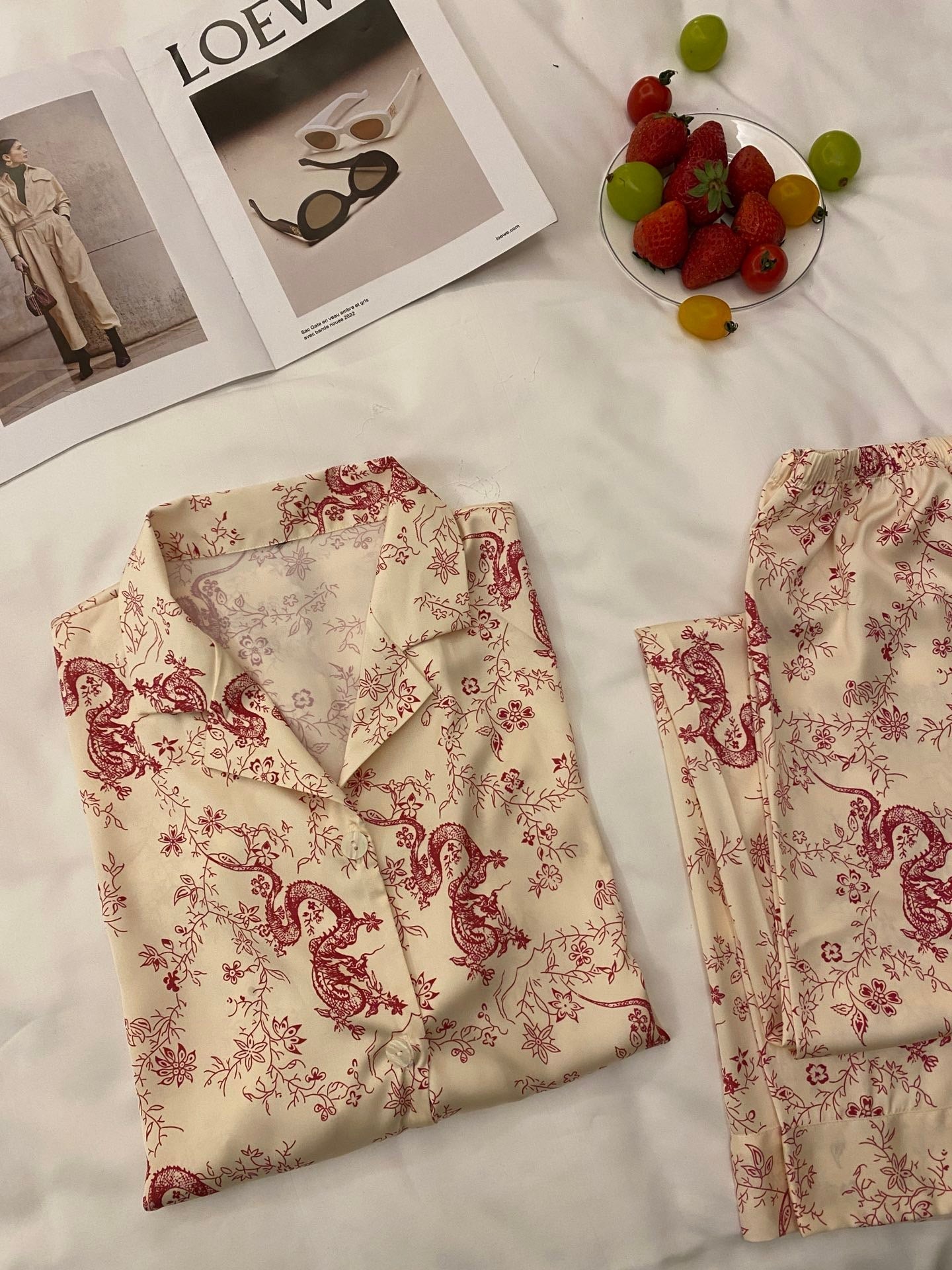 Satin Pajama Set - Lunior -  - 