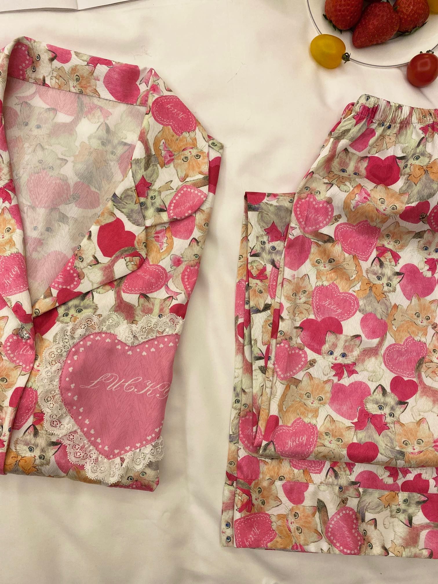Satin Pajama Set - Lunior -  - 