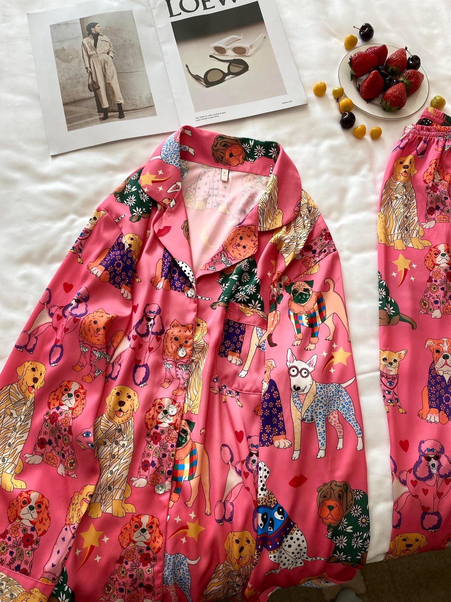 Satin Pajama Set - Lunior -  - 