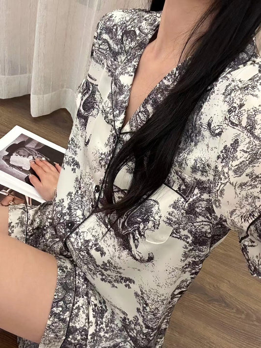 Satin Pajama Set - Lunior -  - 