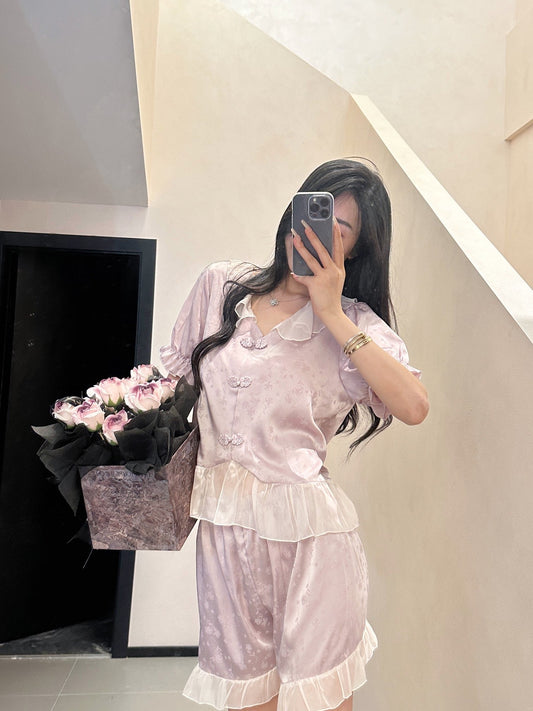 Satin Pajama Set - Lunior -  - 